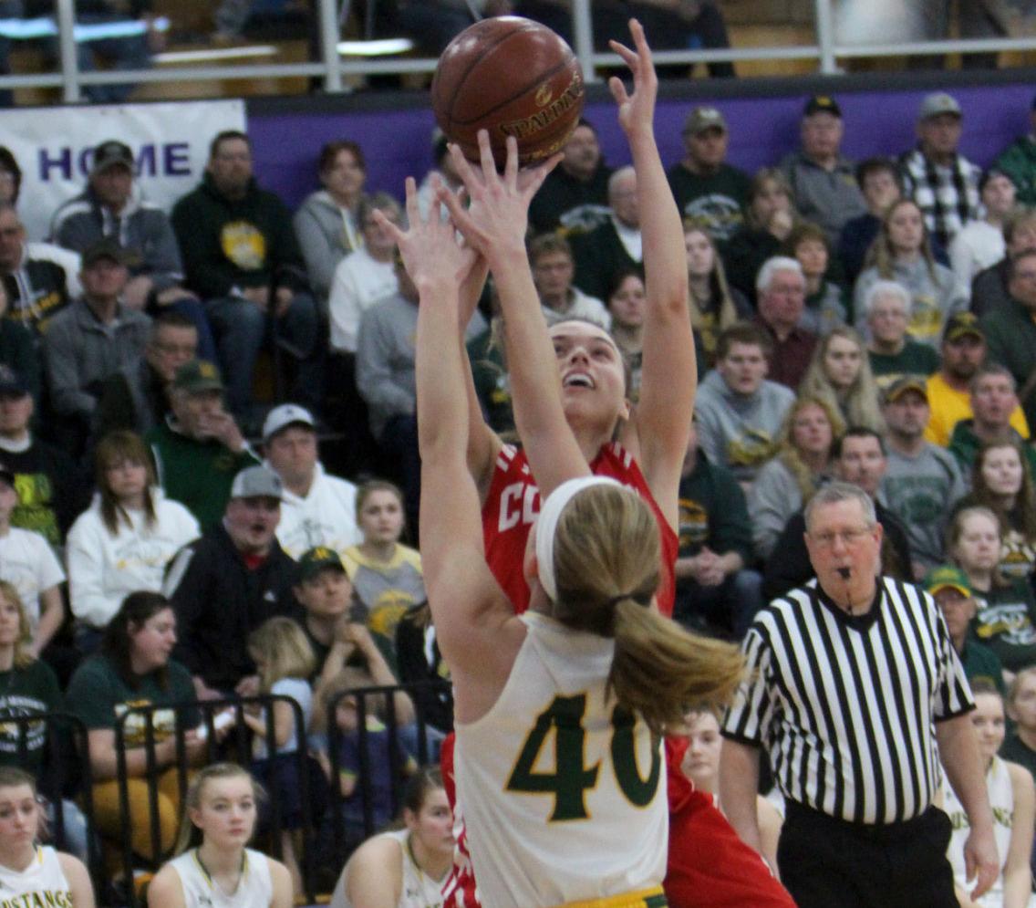 Colfax vs Melrose-Mindoro girls basketball 3-2-19
